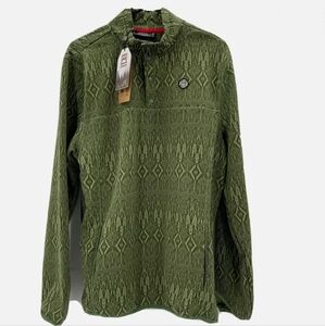 Avalanche Green Patterned Pullover Sweater